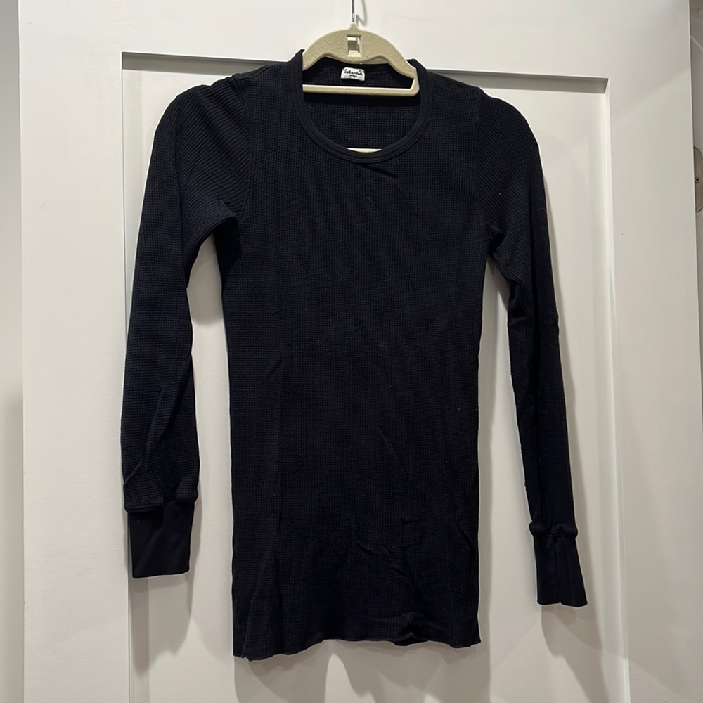 Splendid waffle long sleeve